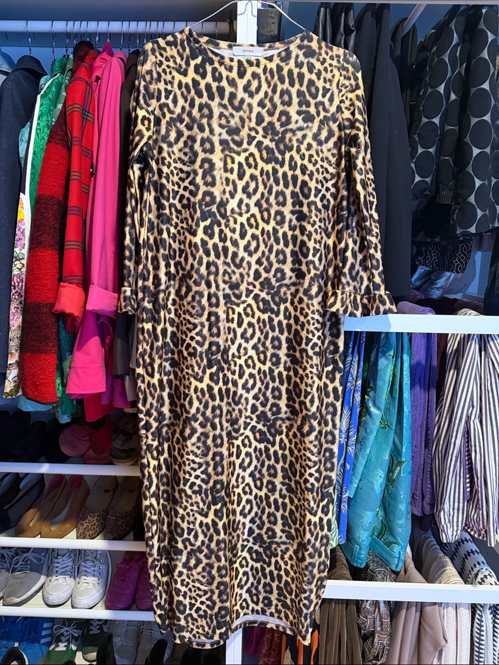 Leopard Print Midi Dress - Animal Print Midi Dress
